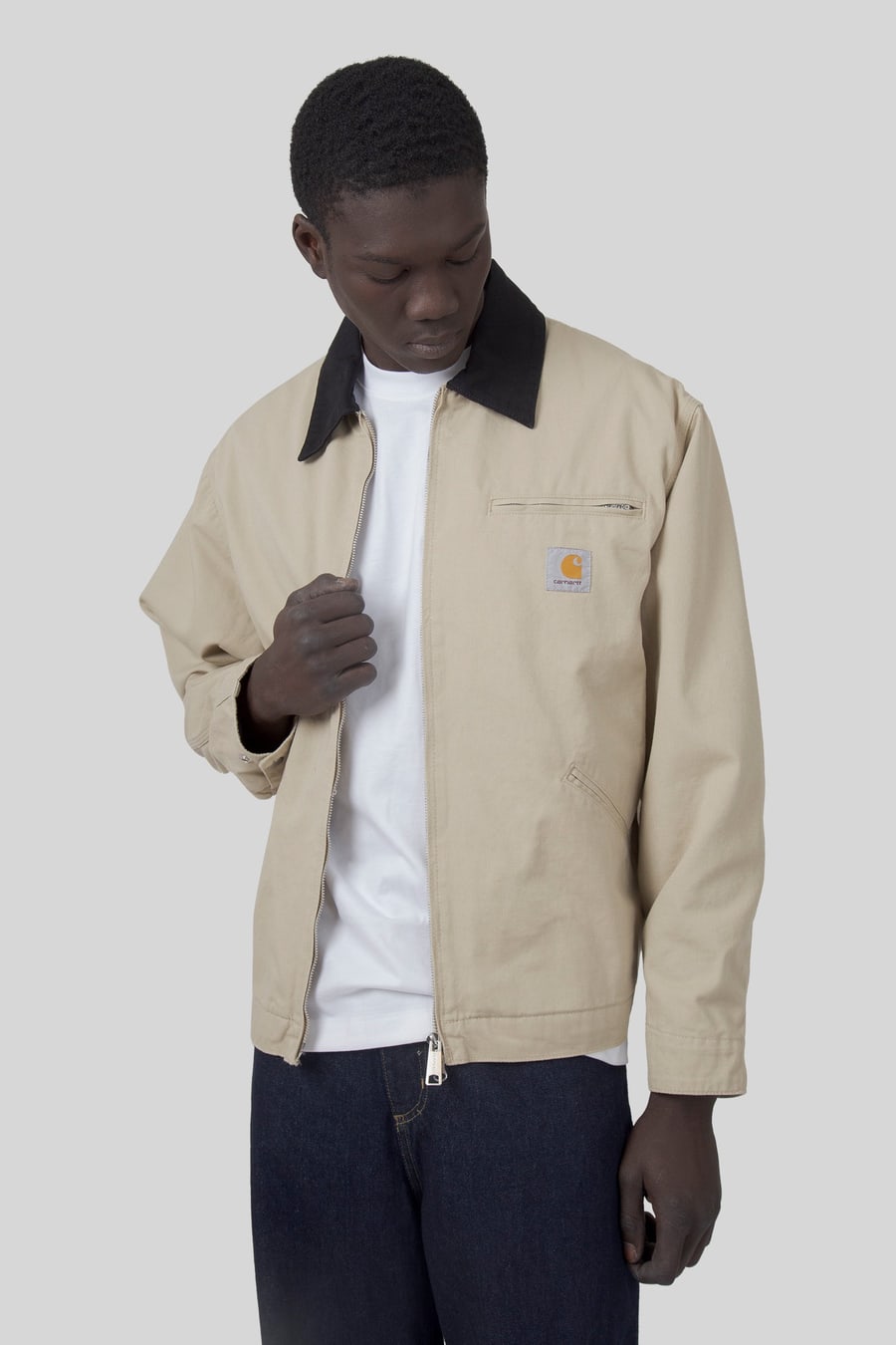 Carhartt WIP Carhartt Wip Og Detroit Jacket Ecru Uomo, view 3