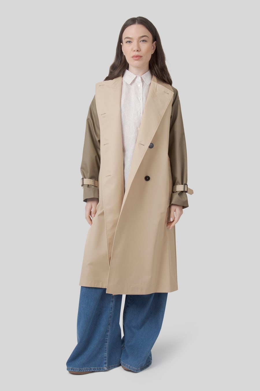 Weekend Max Mara Max Mara Weekend Camicia Panetto Riga Bianco/rosa Donna, view 6