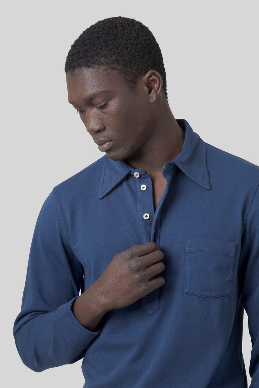 fortela Fortela Polo Grayson Indigo Uomo, view 2