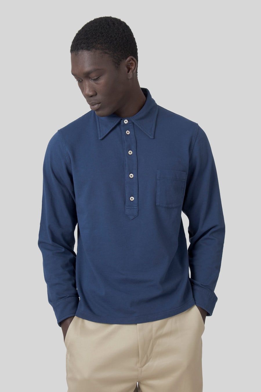 fortela Fortela Polo Grayson Indigo Uomo, view 6