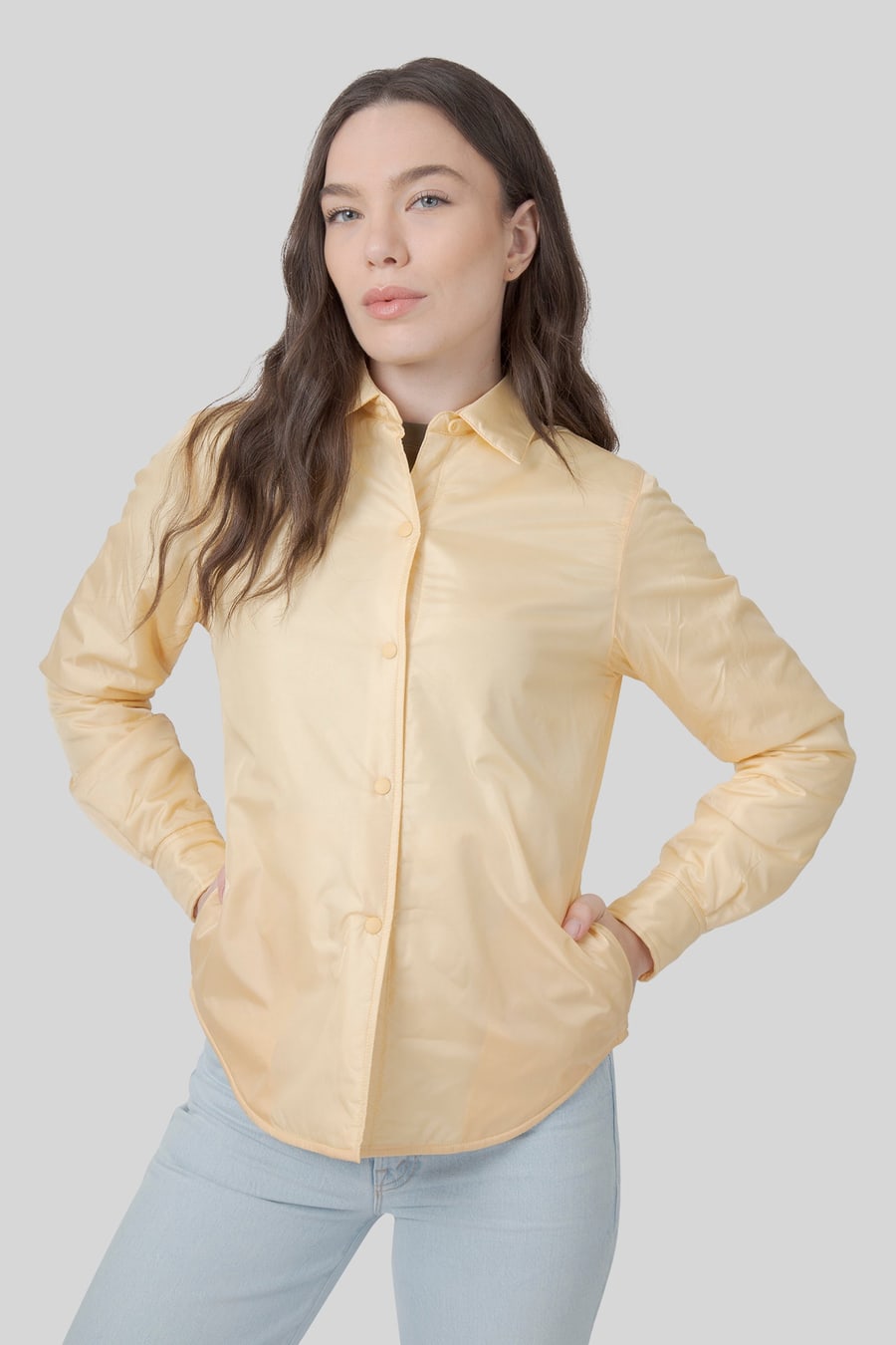 aspesi Aspesi Camicia Glue Giallo Donna