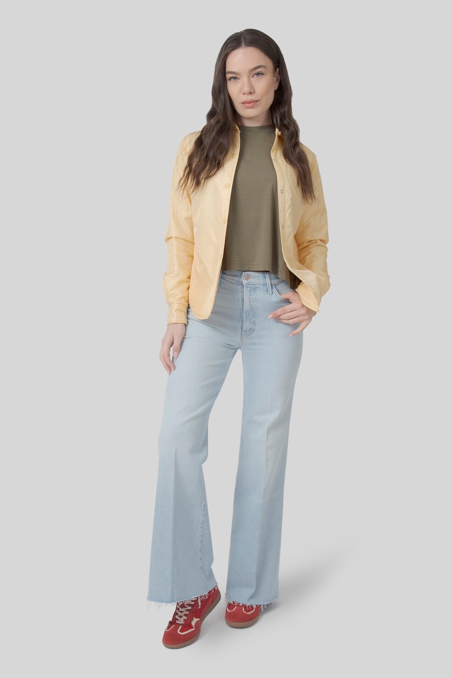 aspesi Aspesi Camicia Glue Giallo Donna, view 2