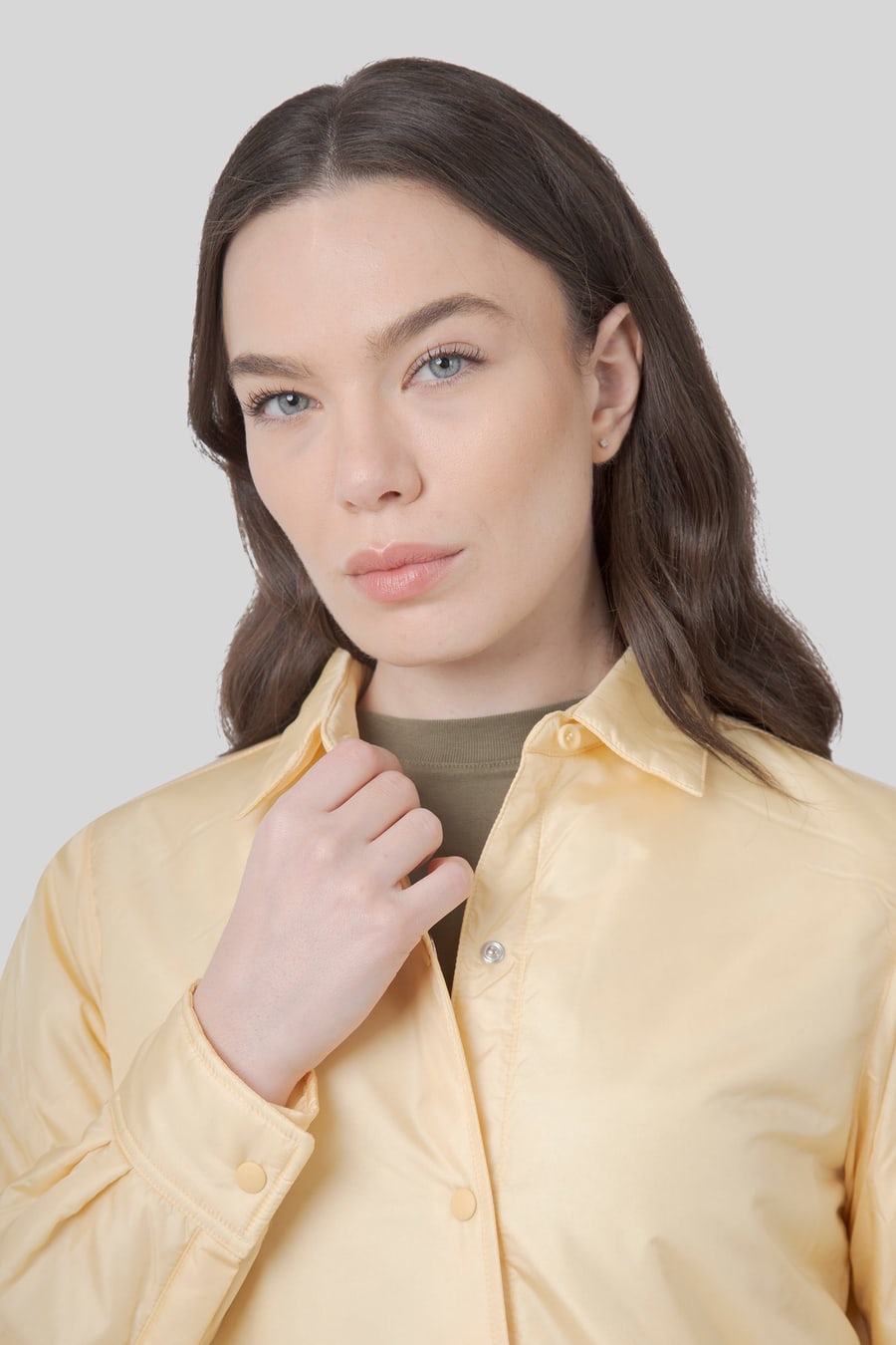 aspesi Aspesi Camicia Glue Giallo Donna, view 4