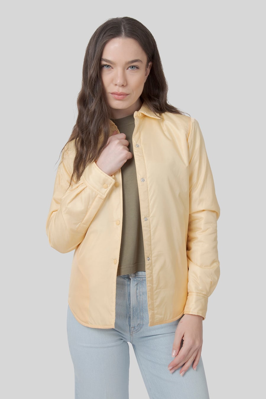 aspesi Aspesi Camicia Glue Giallo Donna, view 5