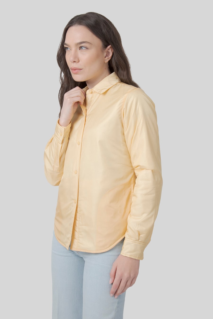 aspesi Aspesi Camicia Glue Giallo Donna, view 6