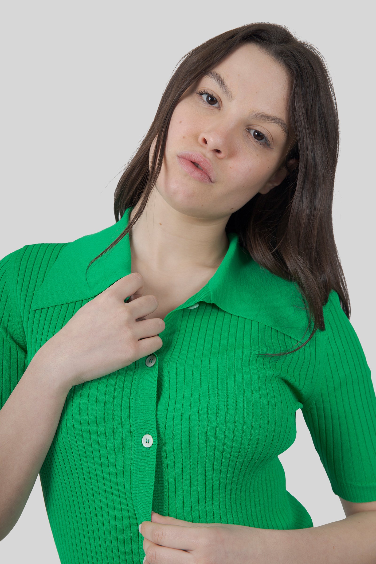 tela Tela Maglia Dominga Verde Smeraldo Donna