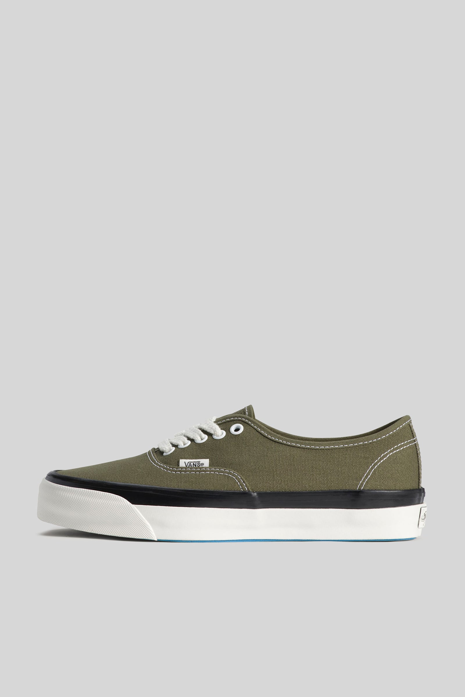 vans "off the wall" Vans "off The Wall" Sneaker Lx Authentic 44 Deck Verde Oliva Uomo