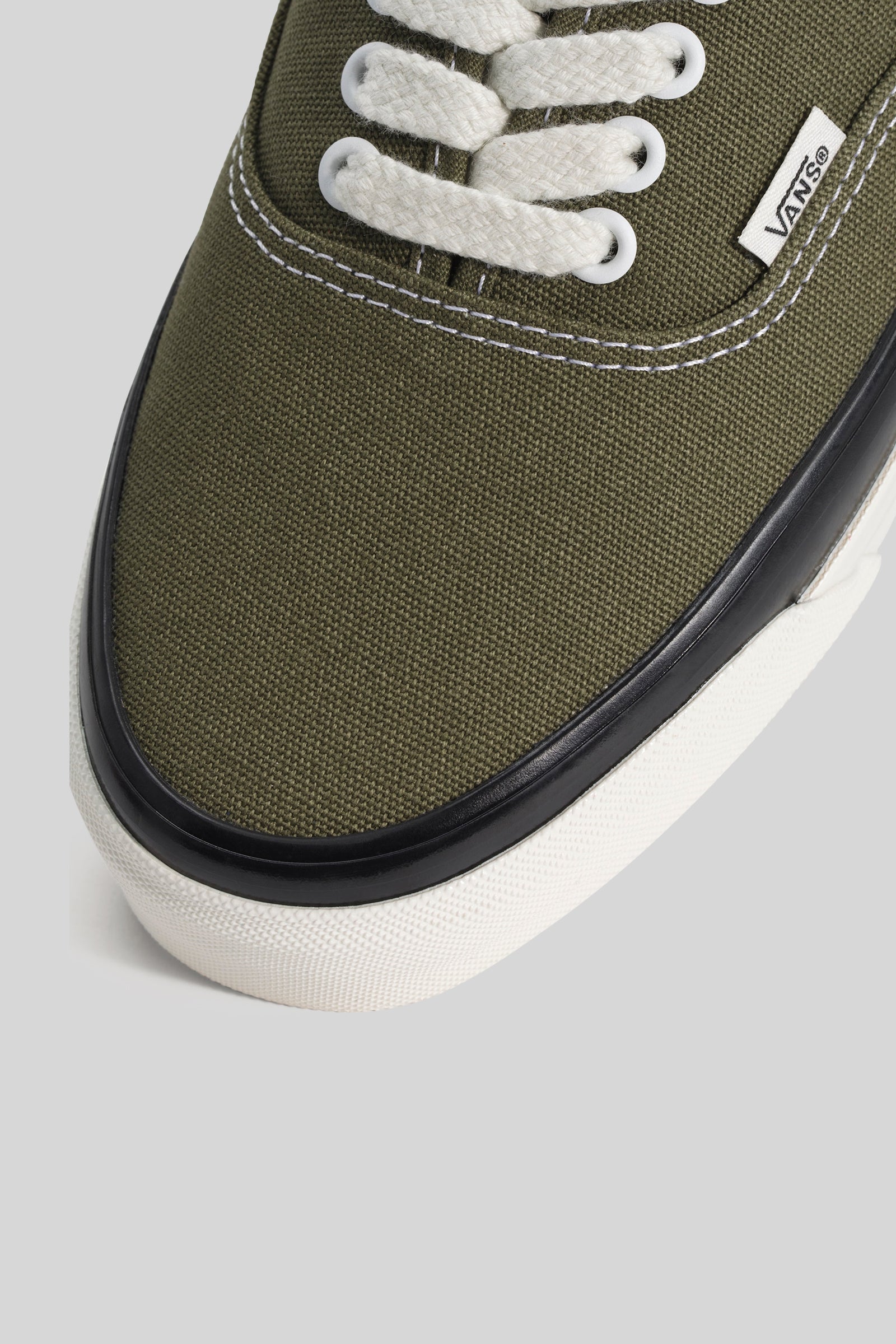 vans "off the wall" Vans "off The Wall" Sneaker Lx Authentic 44 Deck Verde Oliva Uomo, view 2