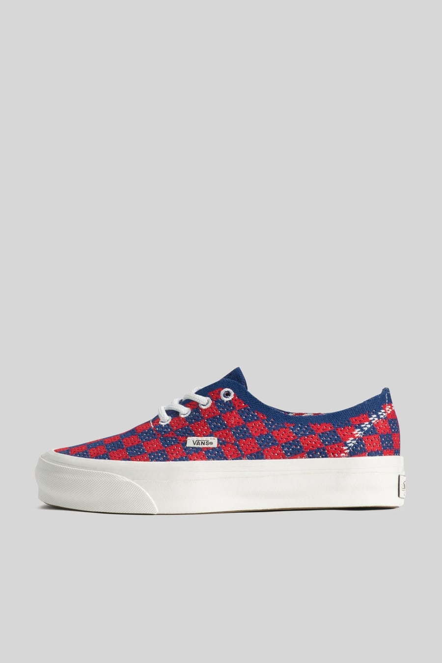 vans "off the wall" Vans "off The Wall" Sneaker Premium Authentic Checkerboard Rosso/blu Donna