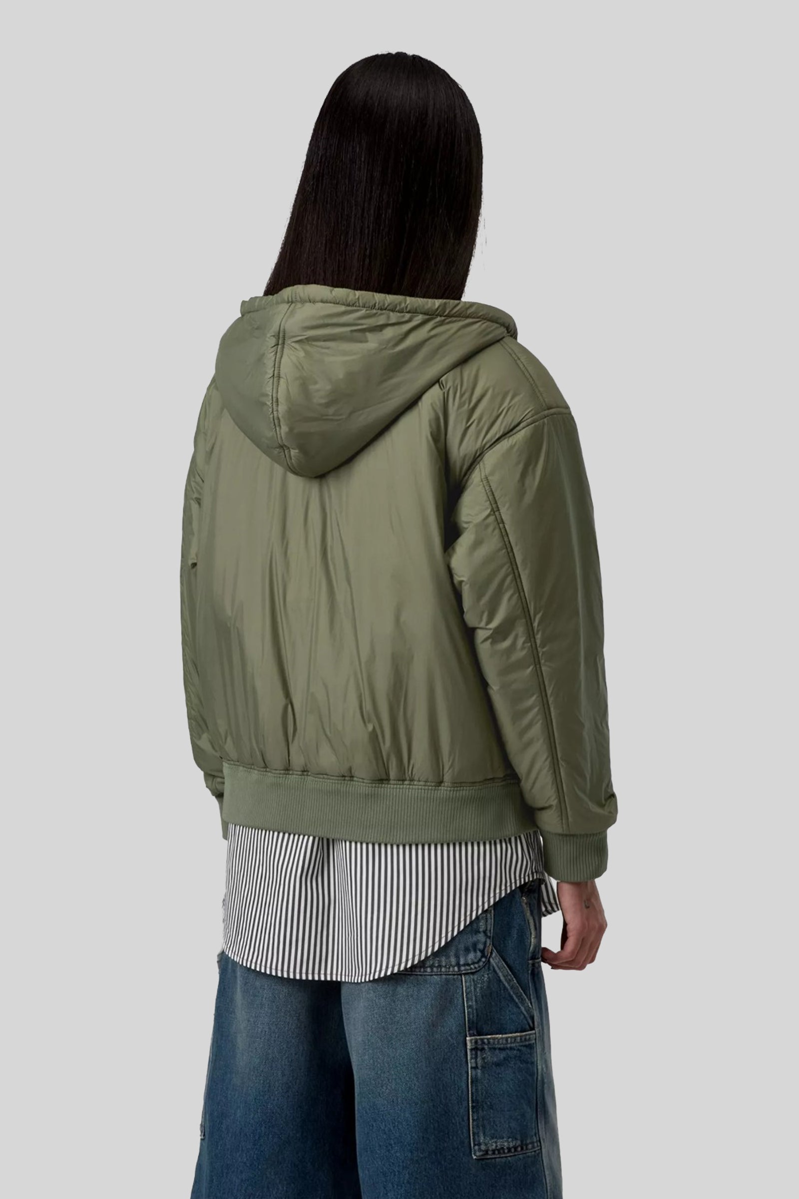 Carhartt WIP Carhartt Wip W' Hooded Gadd Jacket Verde Donna, view 2