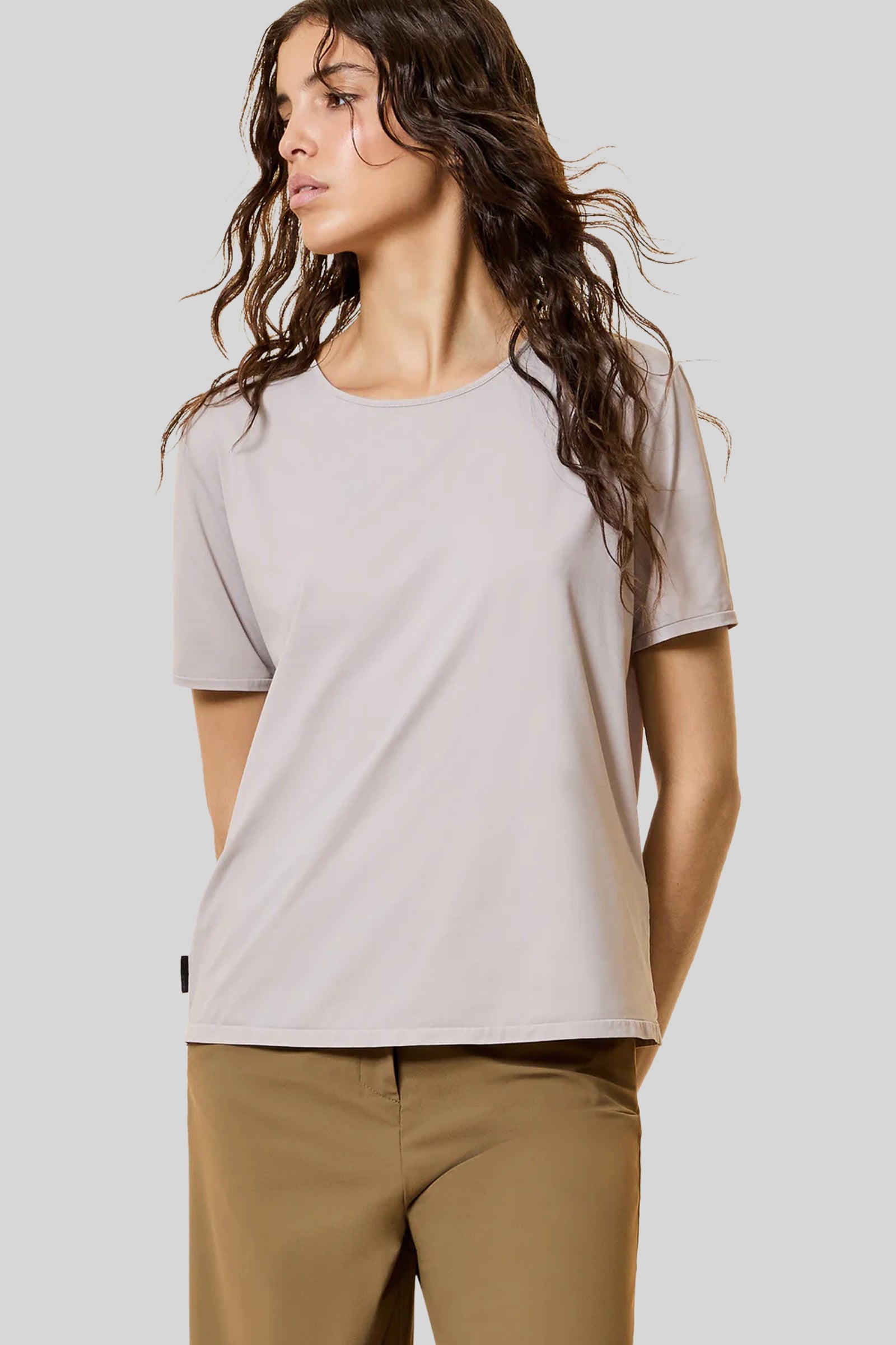 rrd Rrd T-shirt Oxford Gdy Wom Sabbia Donna