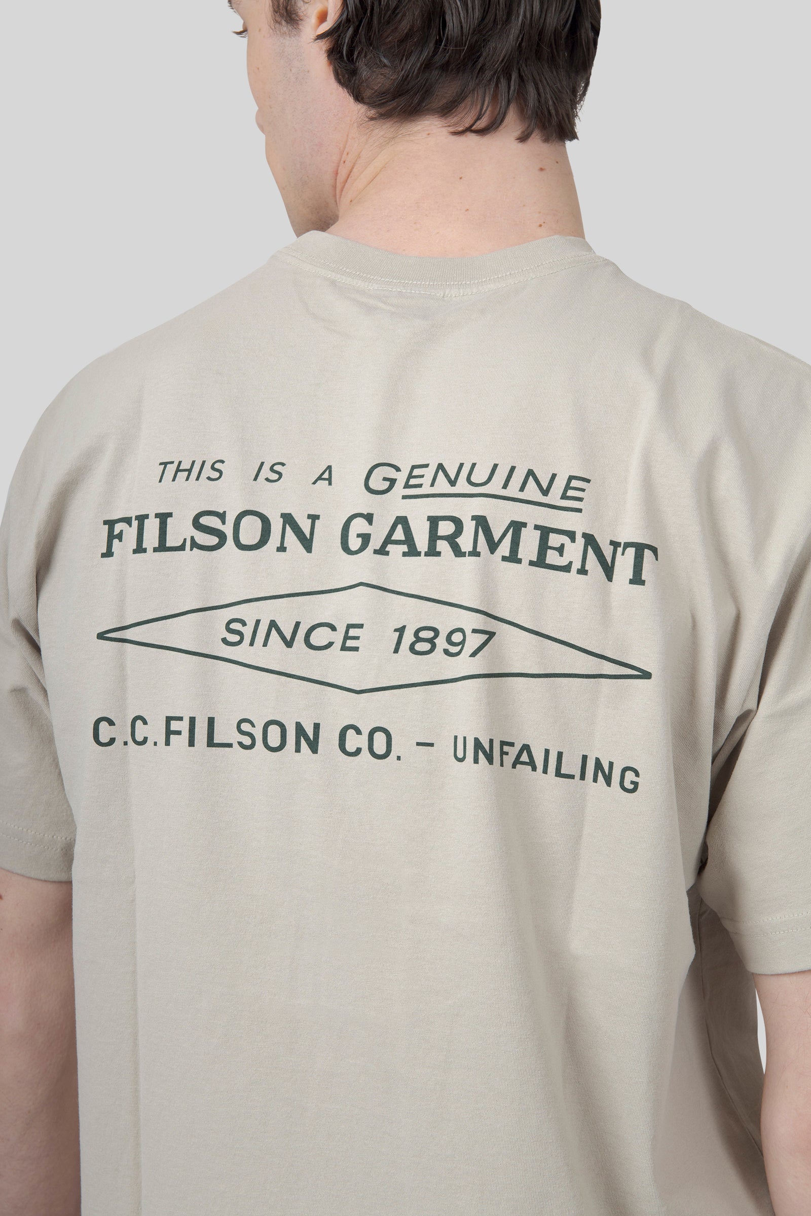 filson Filson T-shirt Diamond Graphic Tortora Uomo