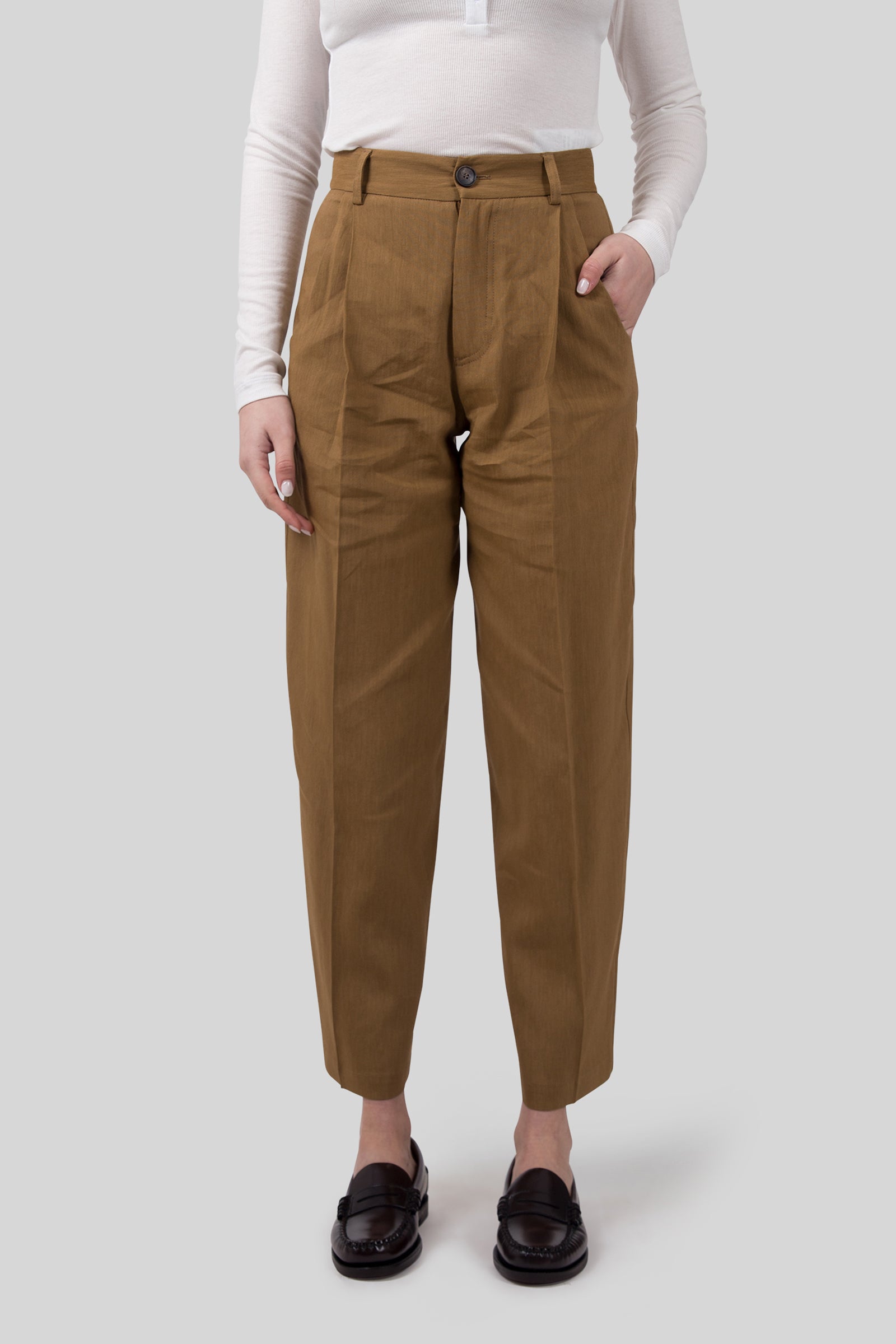 tela Tela Pantalone Ruben New Biscotto Donna