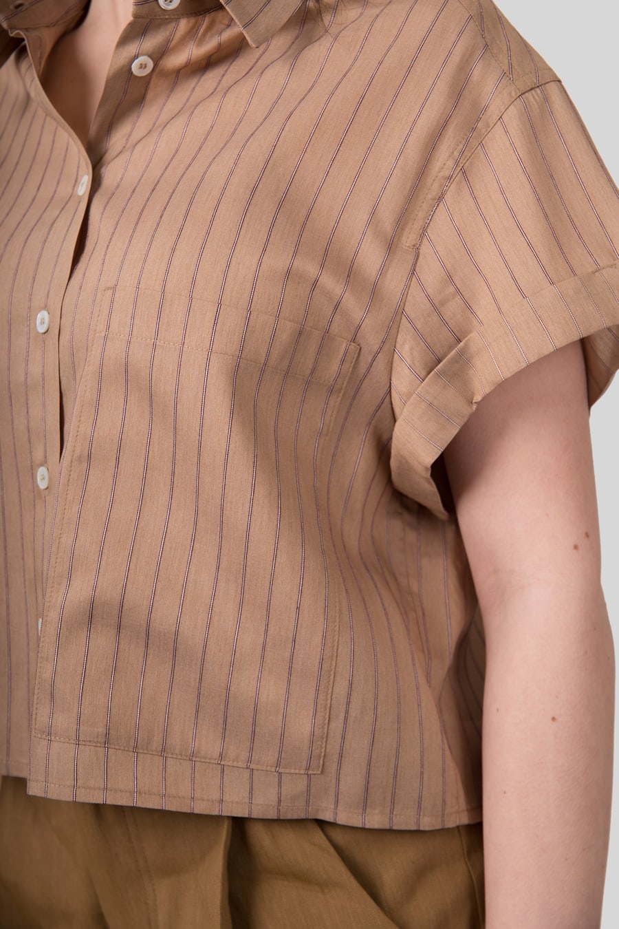 tela Tela Camicia Rocky Biscotto Donna, view 4
