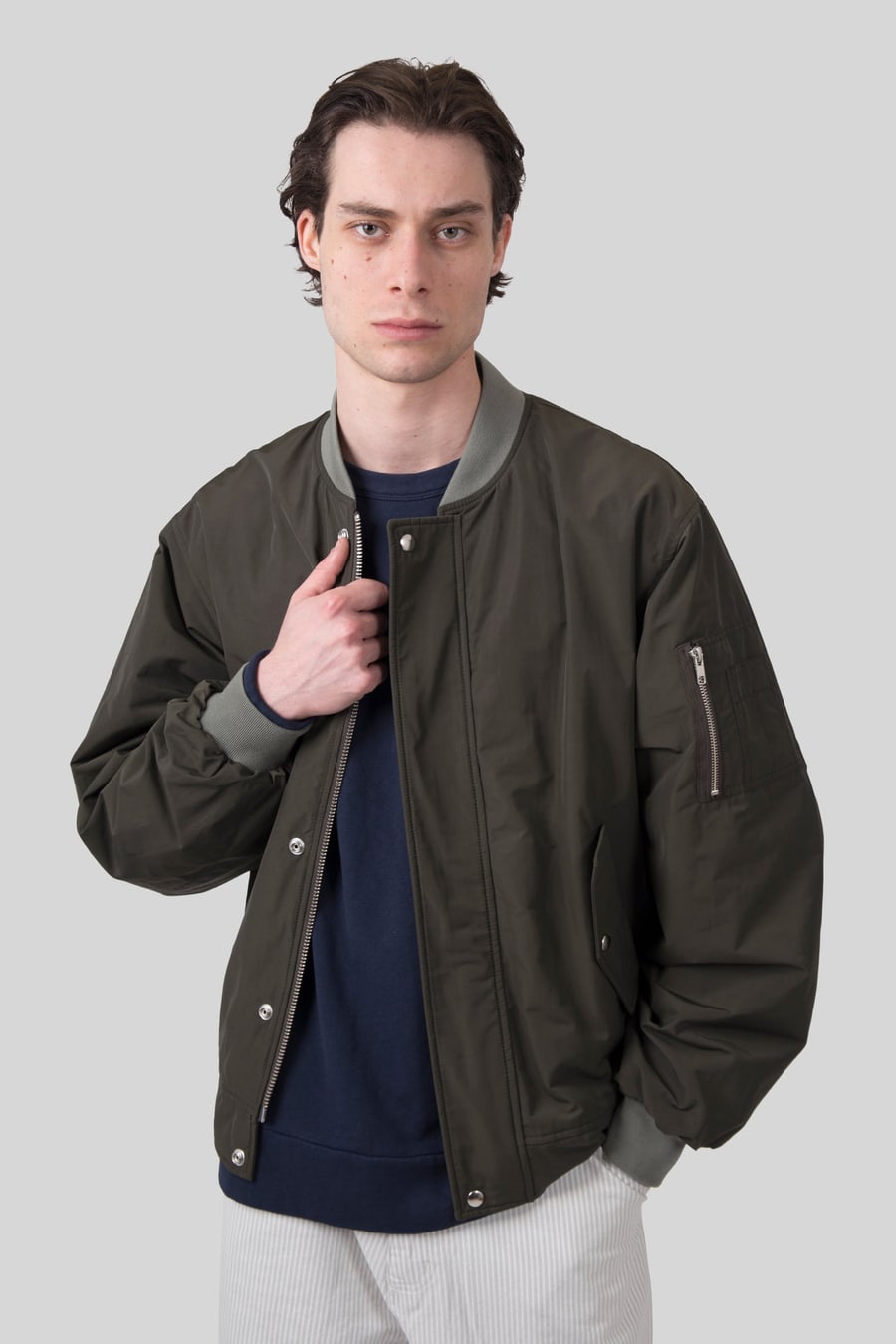 department five Department Five Bomber Detroit Verde Militare Uomo