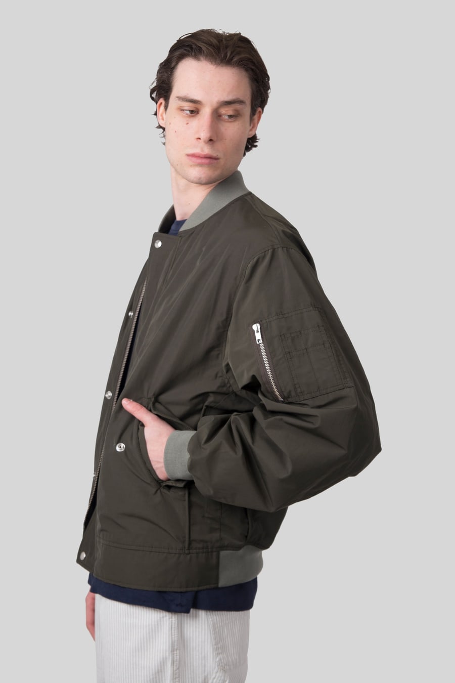 department five Department Five Bomber Detroit Verde Militare Uomo, view 5