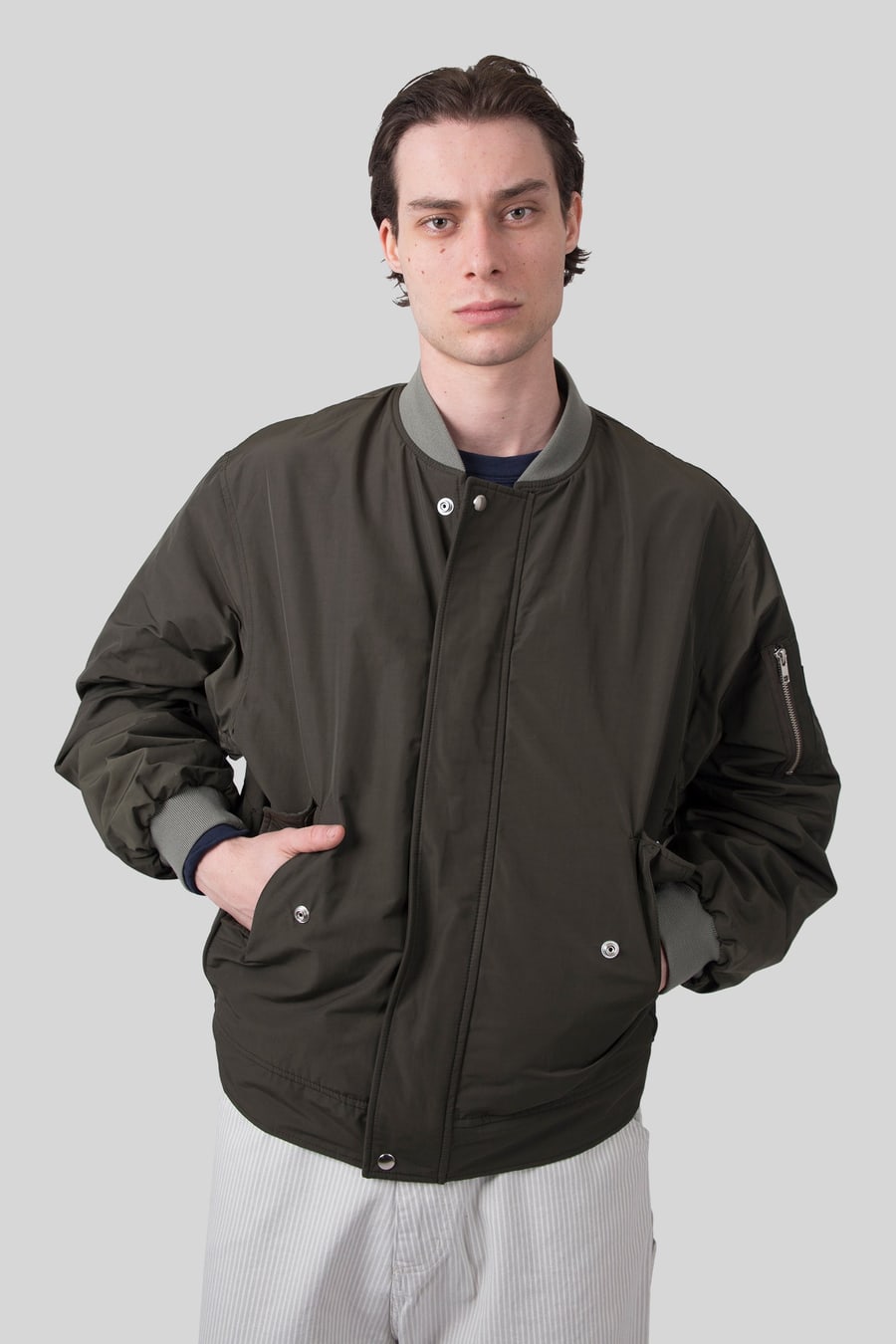 department five Department Five Bomber Detroit Verde Militare Uomo, view 6