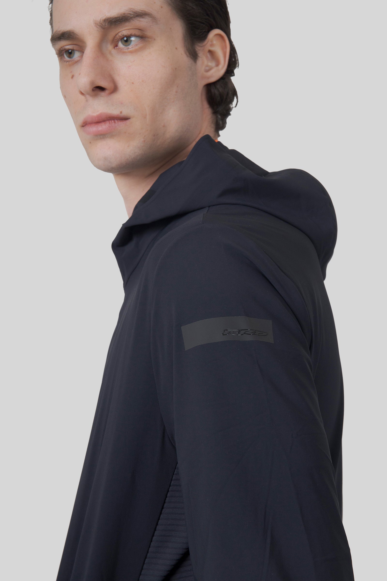 rrd Rrd Felpa Surflex Soft Touch Hood Zip Blu Uomo