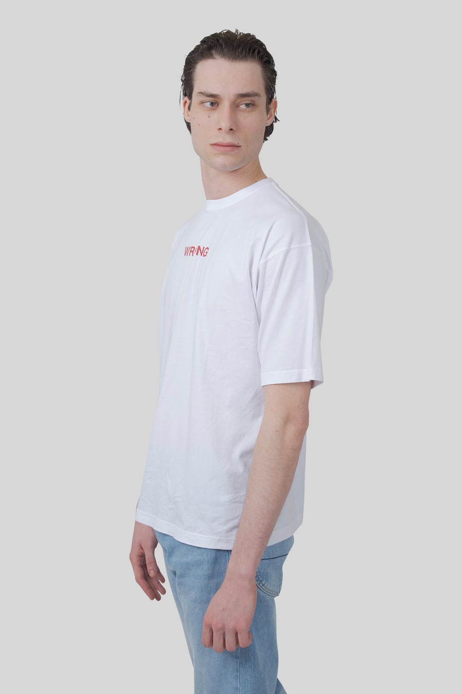 aspesi Aspesi T-shirt Wrong Bianco Uomo, view 5