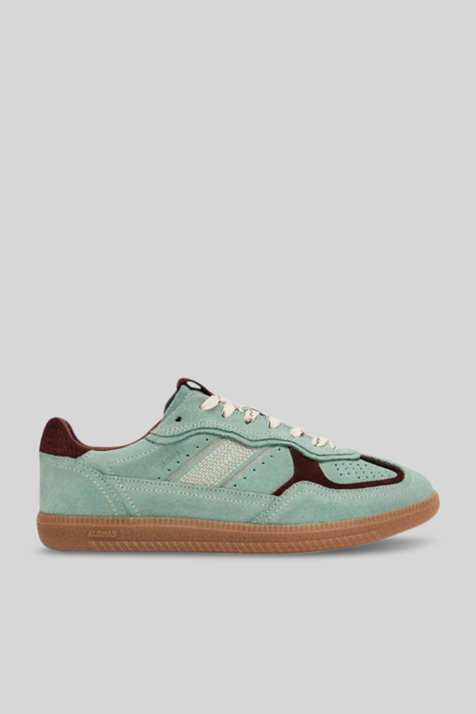 alohas Alohas Sneaker Tb.490 Rife In Pelle Verde Acqua Donna