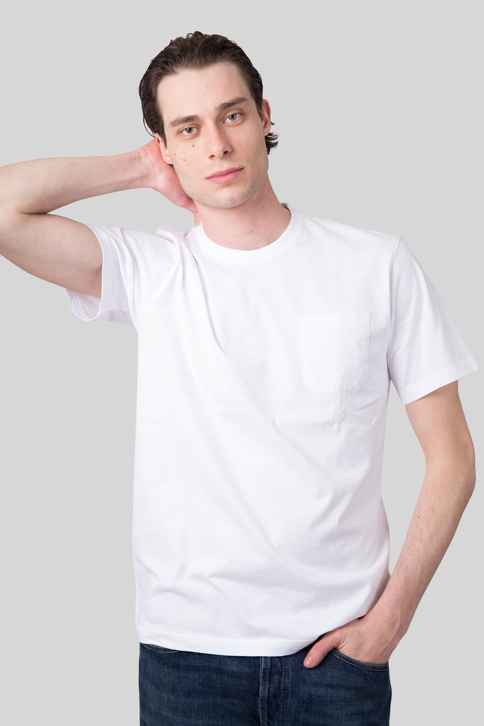 aspesi Aspesi T-shirt In Jersey Di Cotone Bianco Uomo