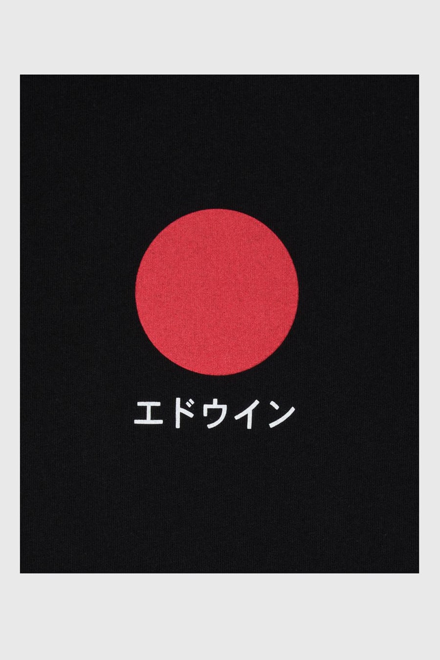 edwin Edwin T-shirt Japanese Sun Nero Uomo, view 6