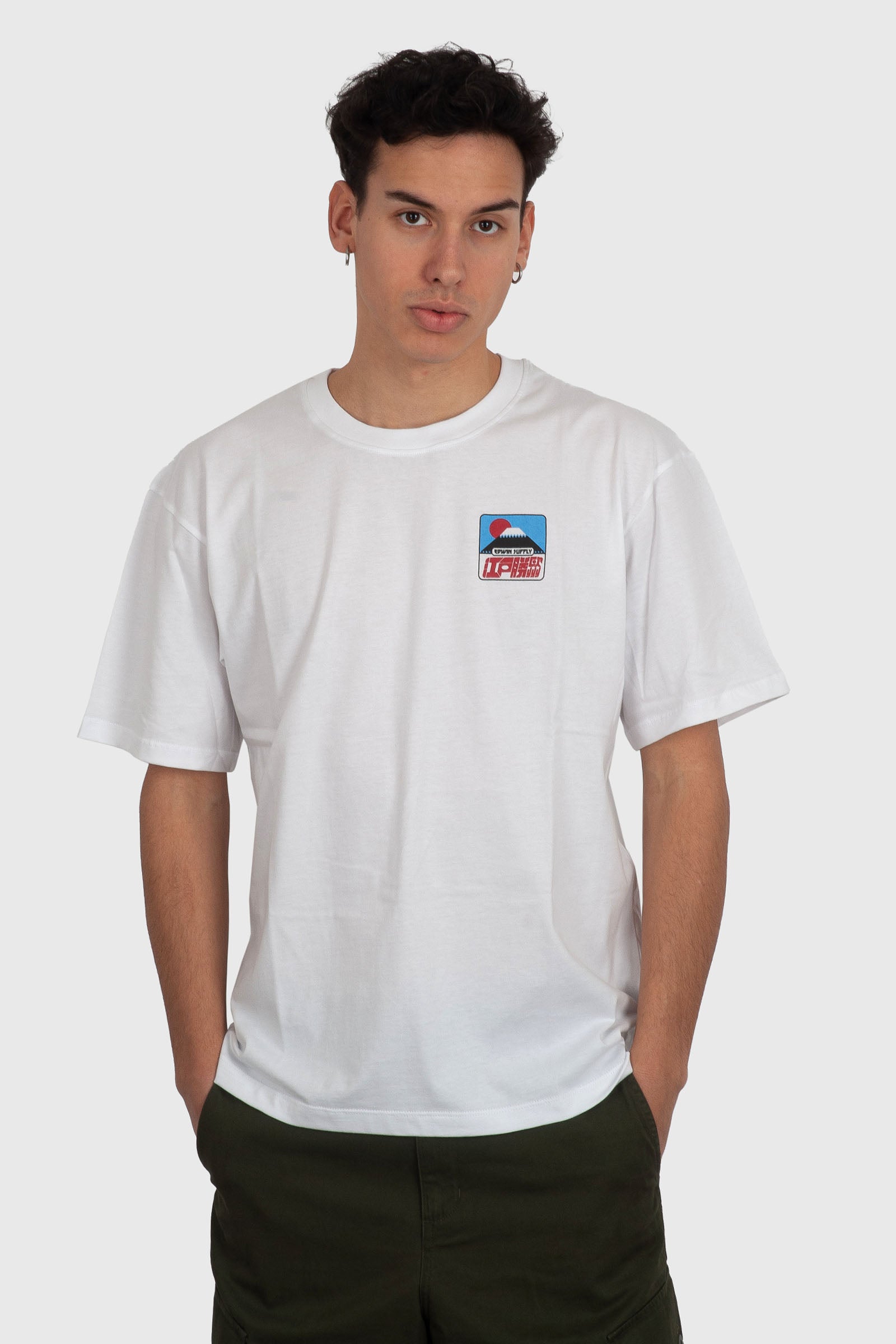 edwin Edwin T-shirt Sunset On Fuji San Bianco Uomo
