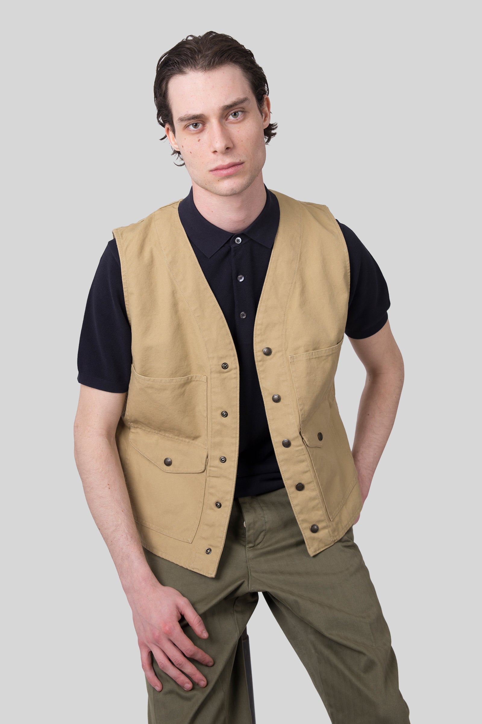 filson Filson Dry Tin Vest Beige Uomo