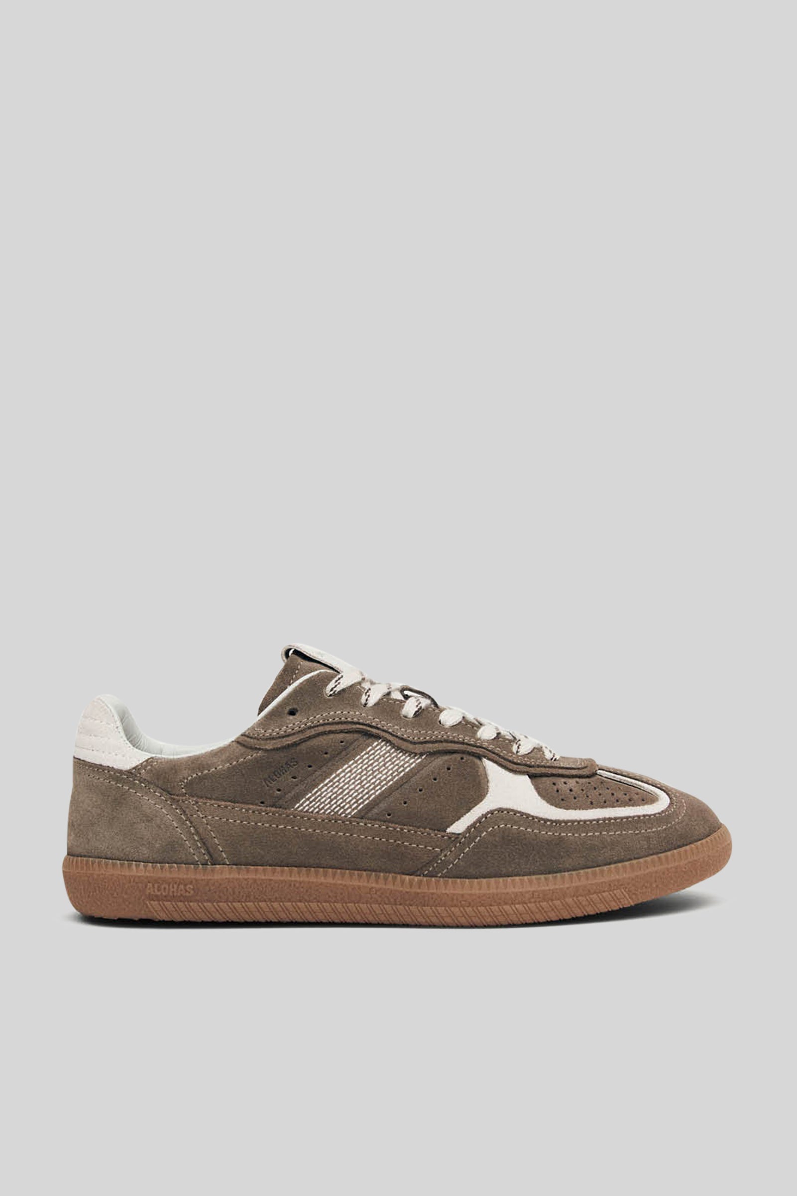 alohas Alohas Sneaker Tb.490 Rife In Pelle Taupe Donna