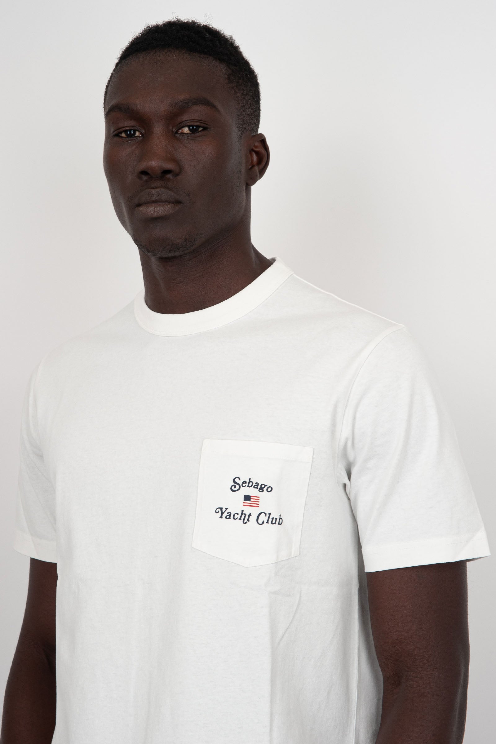 sebago Sebago T-shirt Howland Bianco Off Uomo