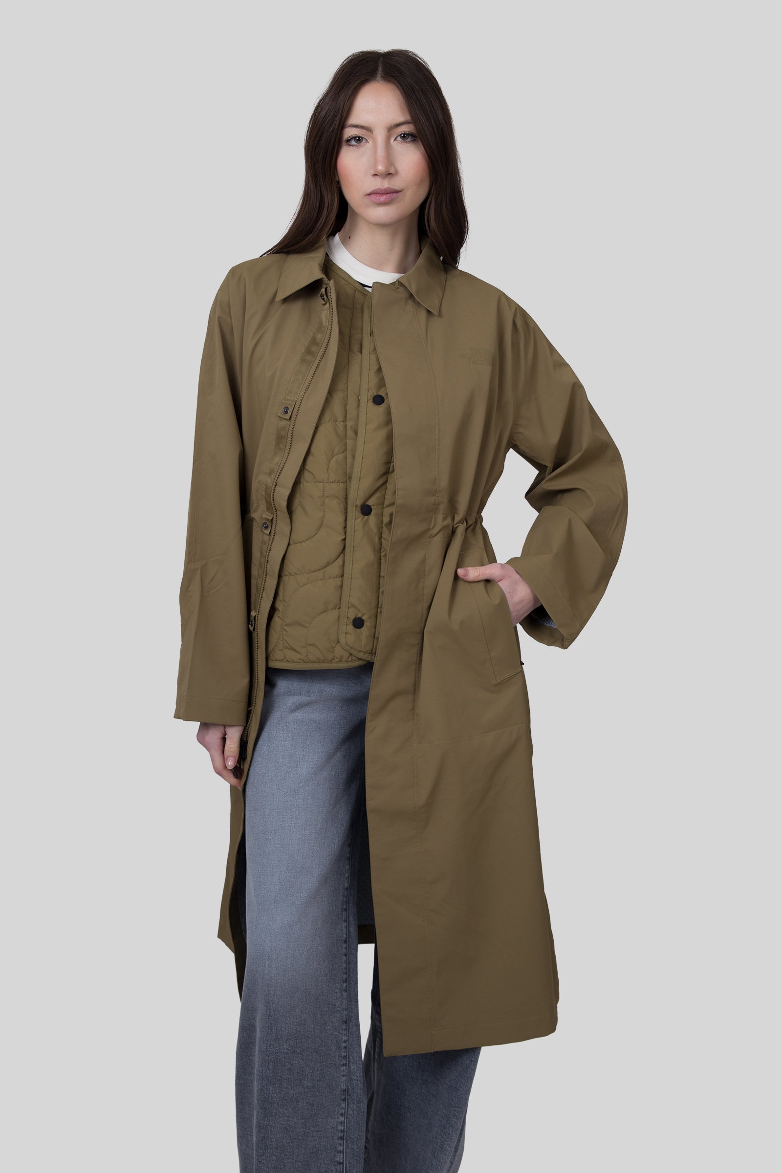 The North Face The North Face Parka City Triclimate Verde Militare Donna