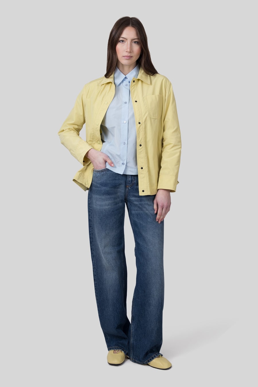 aspesi Aspesi Giacca Lucciola Giallo Donna, view 7