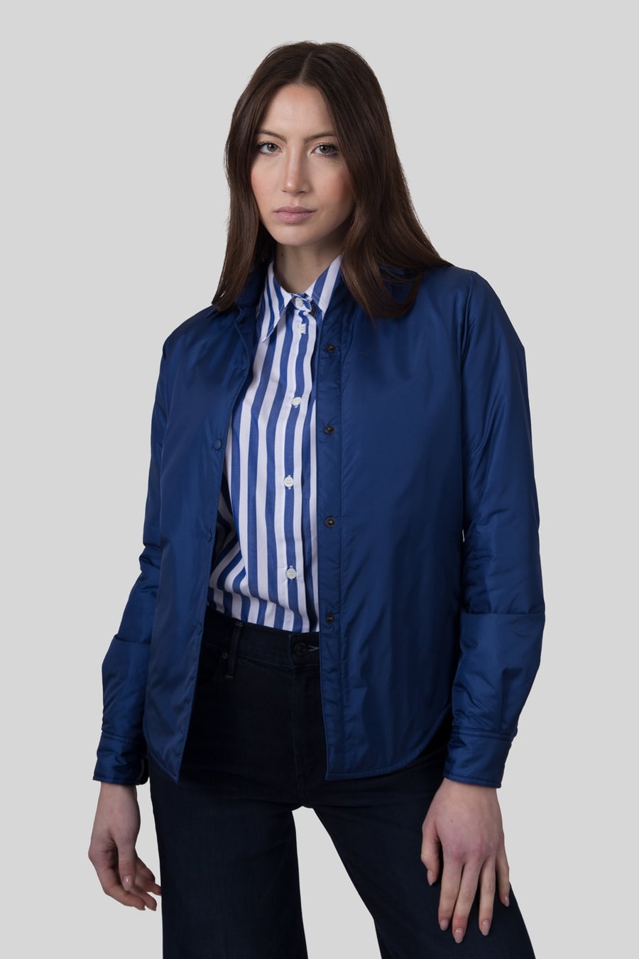 aspesi Aspesi Camicia Glue Bluette Donna
