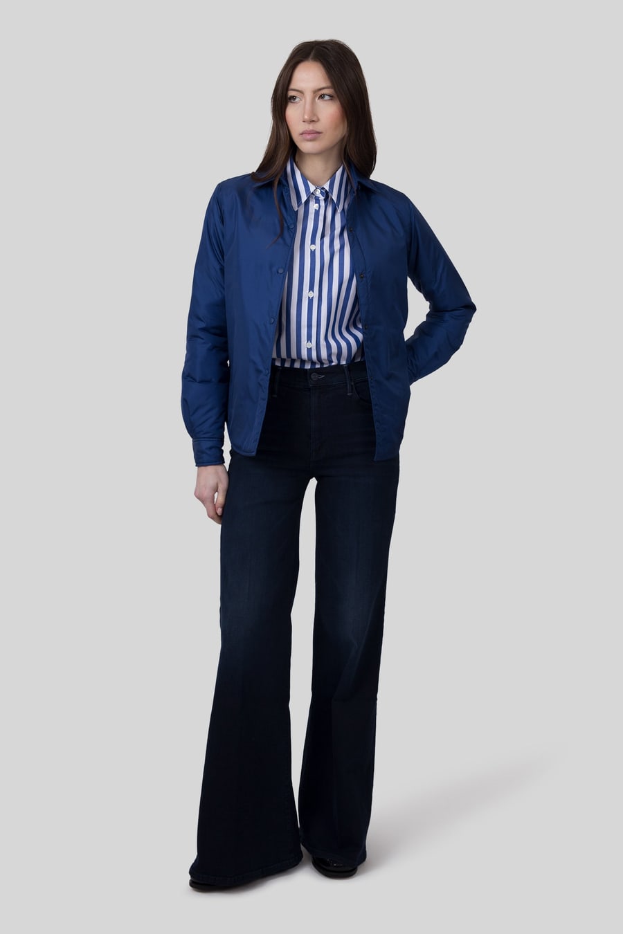 aspesi Aspesi Camicia Glue Bluette Donna, view 2