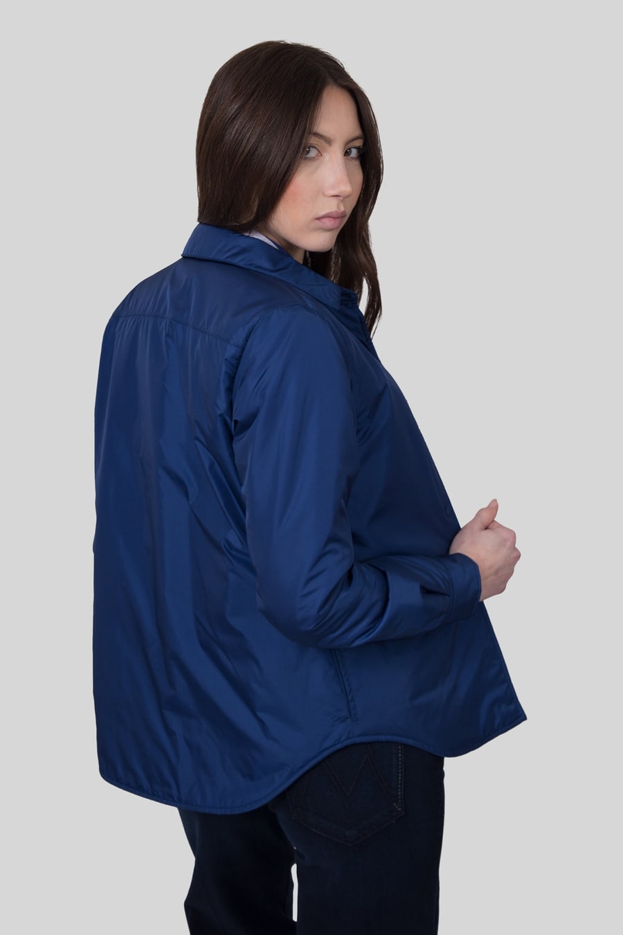 aspesi Aspesi Camicia Glue Bluette Donna, view 3