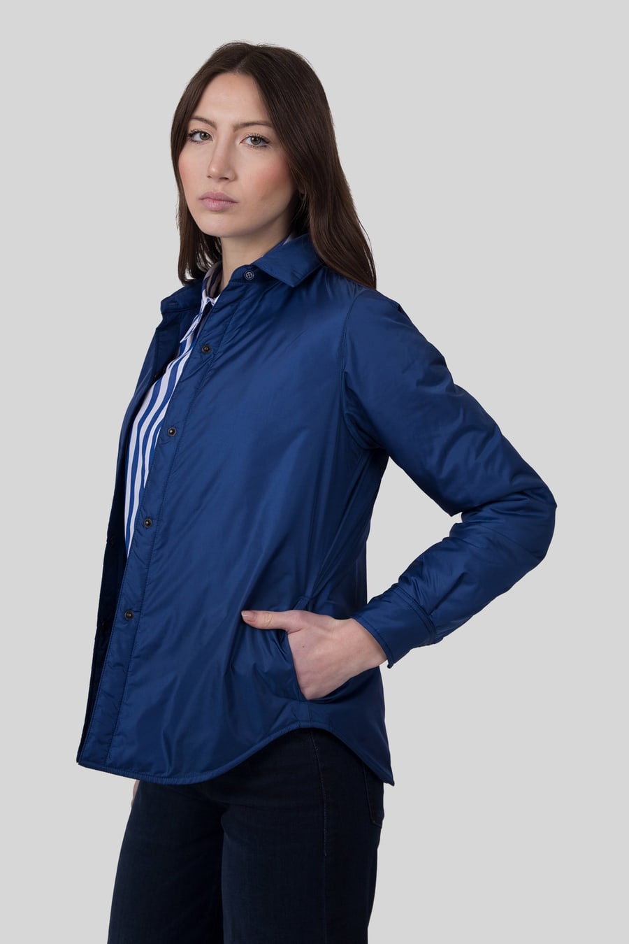 aspesi Aspesi Camicia Glue Bluette Donna, view 5