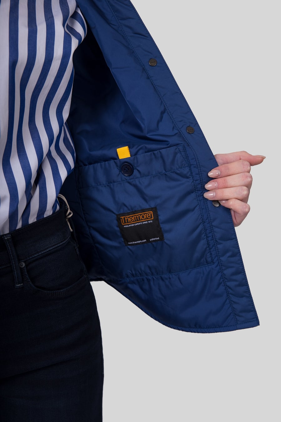 aspesi Aspesi Camicia Glue Bluette Donna, view 6