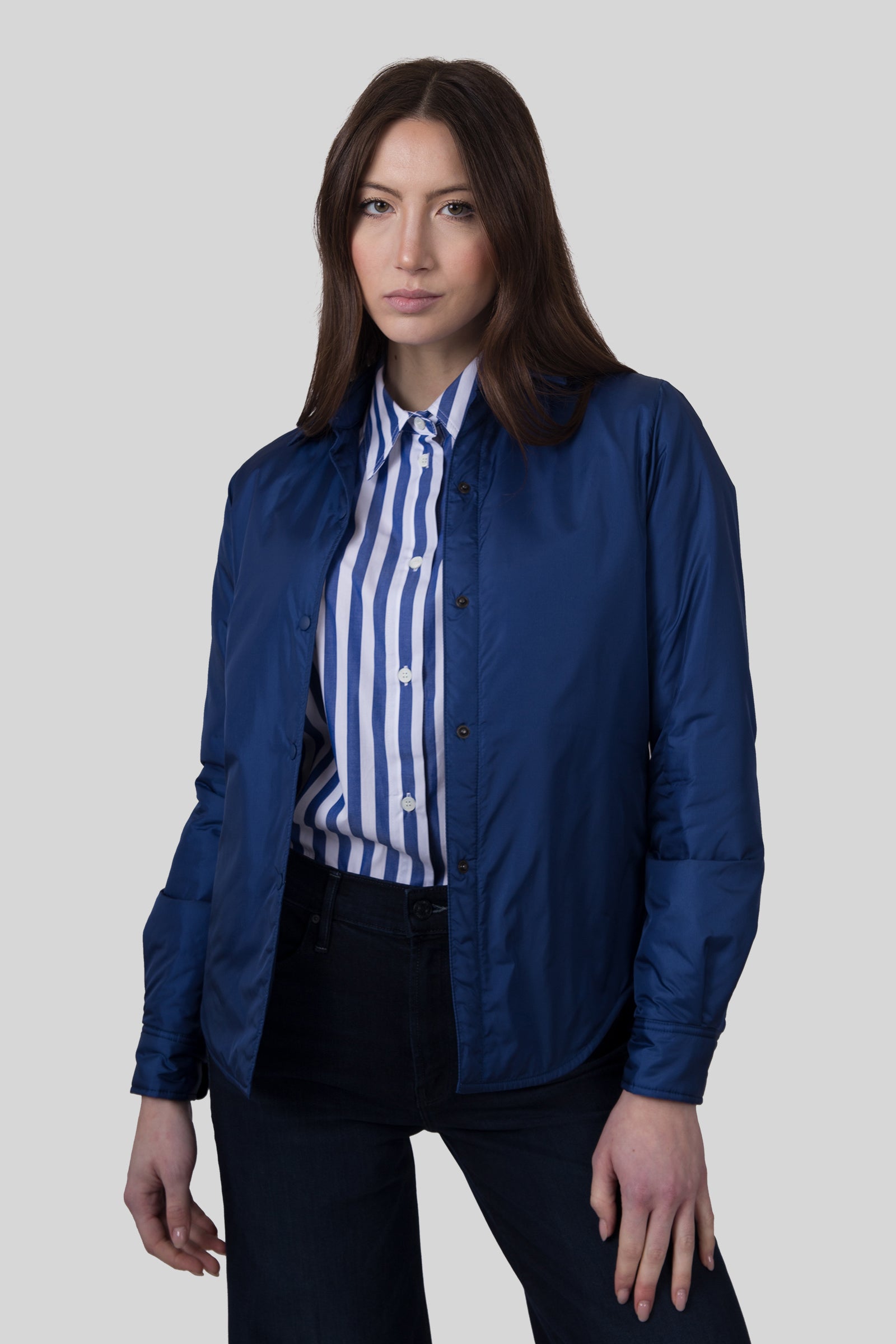 aspesi Aspesi Camicia Glue Bluette Donna