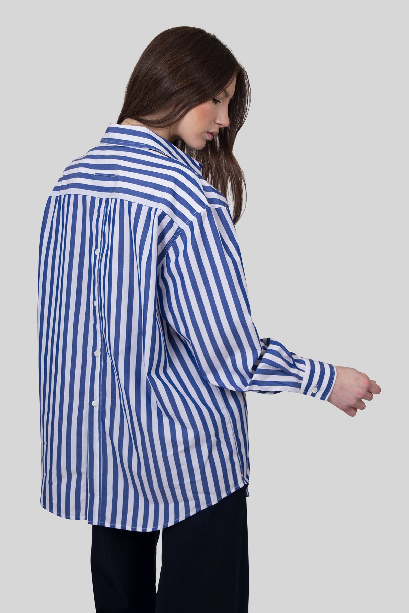 department five Department Five Camicia Over Sister Bianco/blu/rosso Donna, view 2