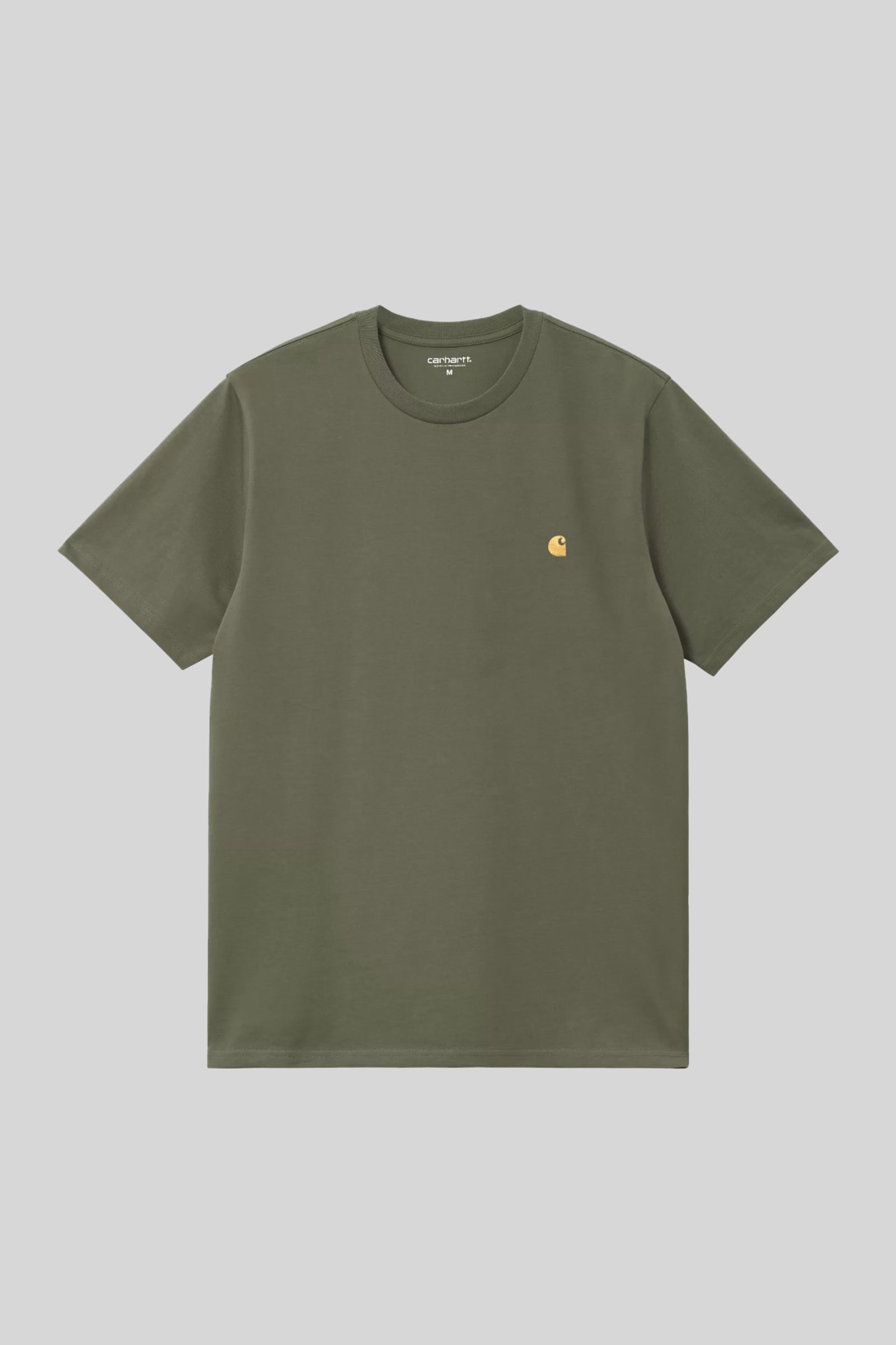 Carhartt WIP Carhartt Wip T-shirt S/s Chase Verde Militare Uomo
