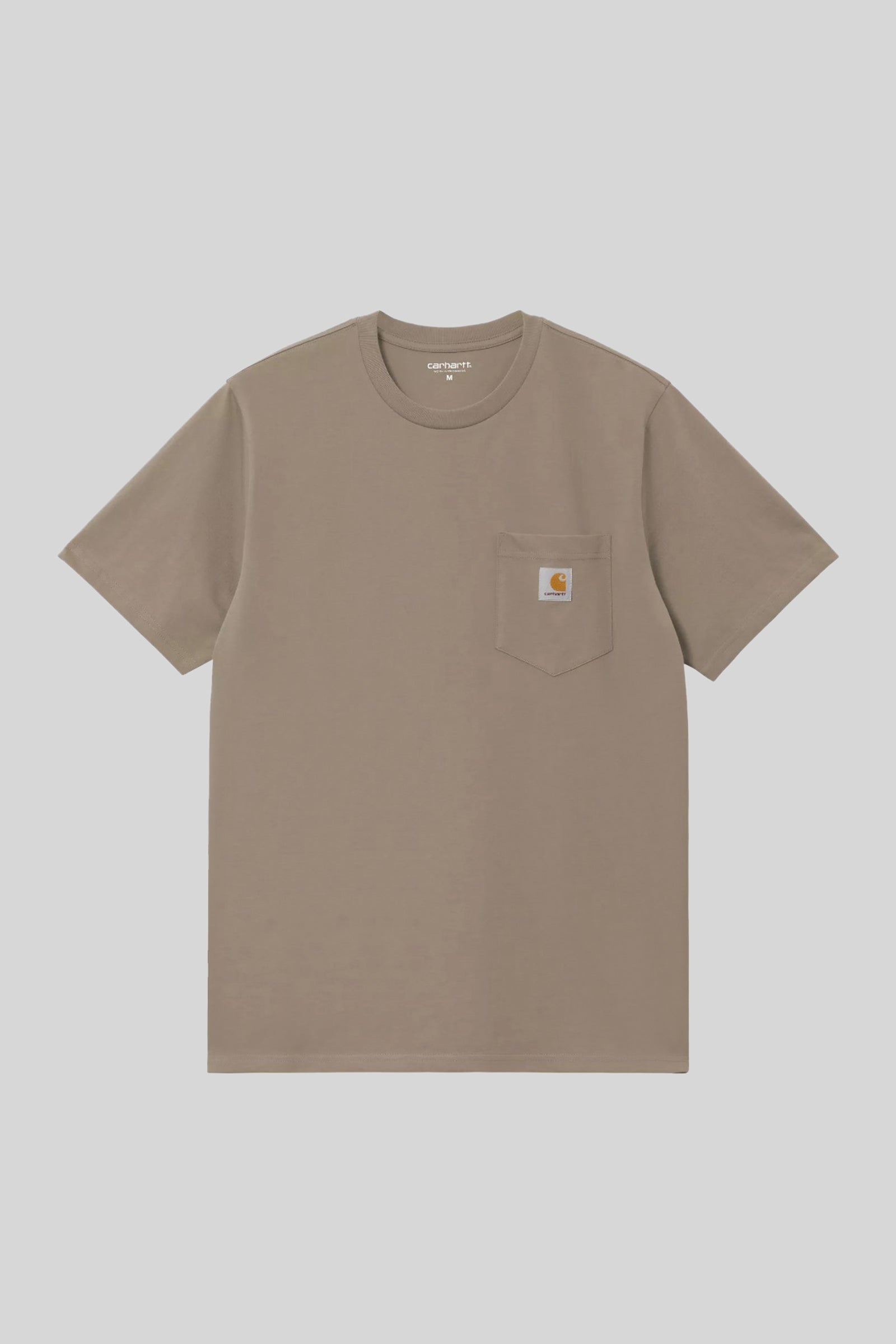 Carhartt WIP Carhartt Wip Short Sleeve Pocket T-shirt Beige Uomo