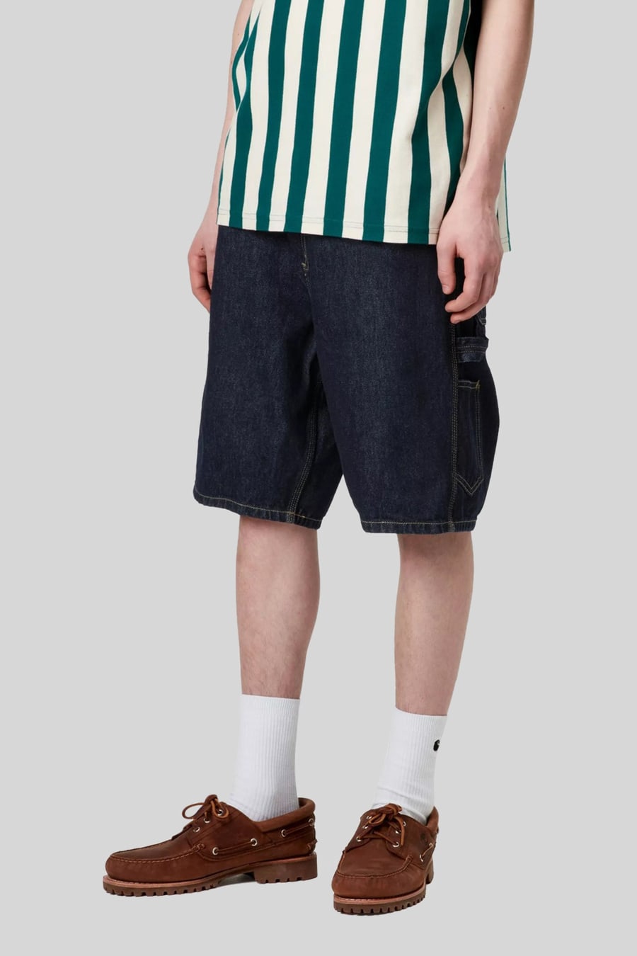 Carhartt WIP Carhartt Wip Single Knee Short Blu Scuro Uomo