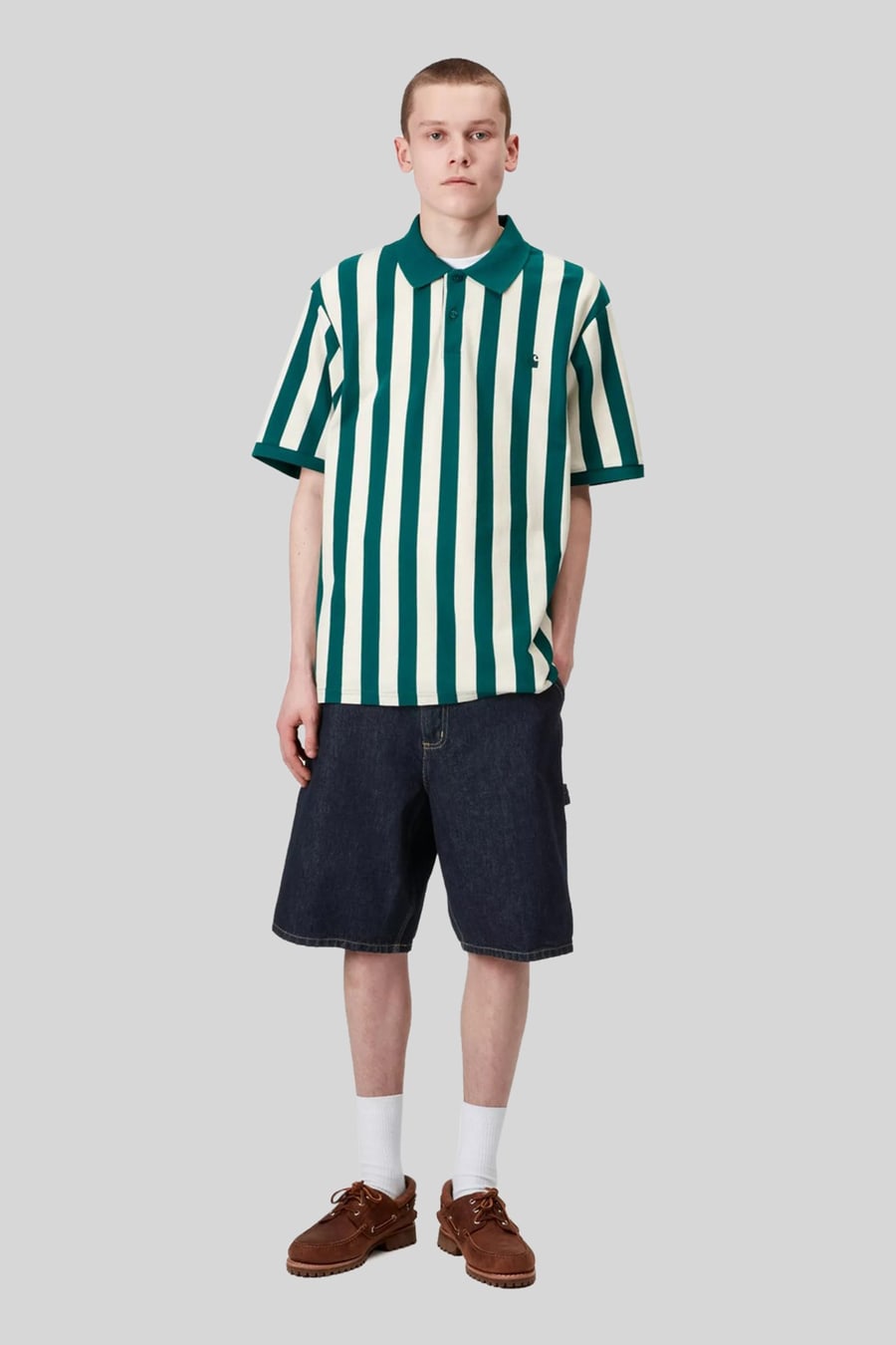 Carhartt WIP Carhartt Wip Single Knee Short Blu Scuro Uomo, view 4