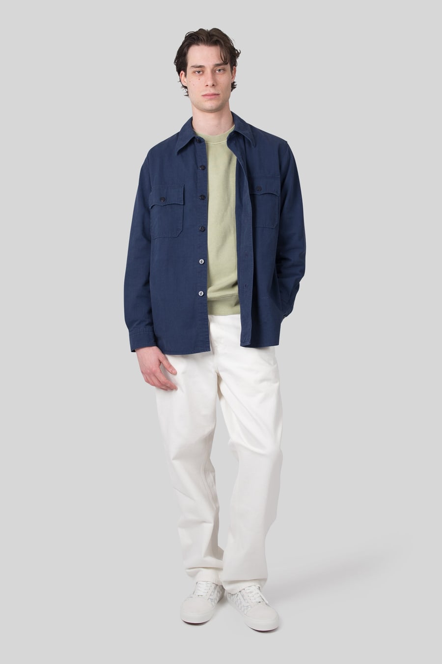 Carhartt WIP Carhartt Wip Single Knee Pant Bianco Uomo, view 4