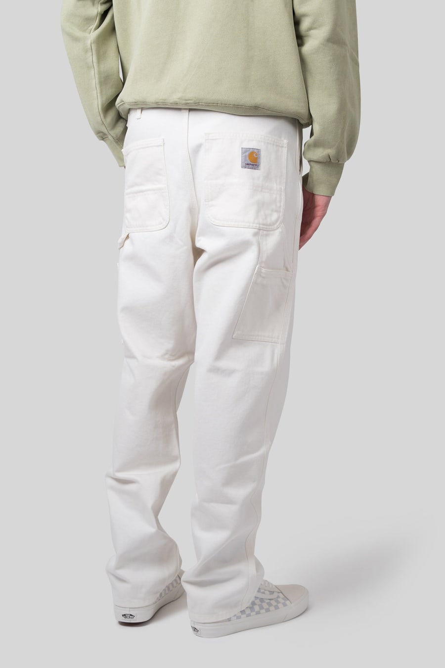 Carhartt WIP Carhartt Wip Single Knee Pant Bianco Uomo, view 5