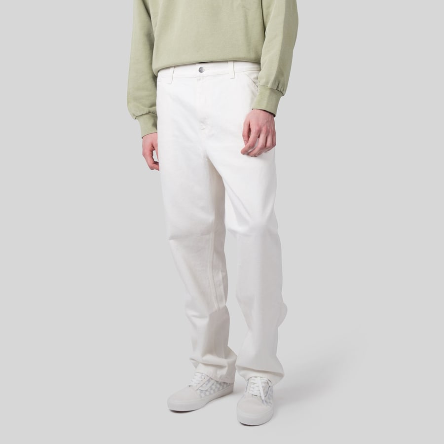 Carhartt WIP Carhartt Wip Single Knee Pant Bianco Uomo, view 8