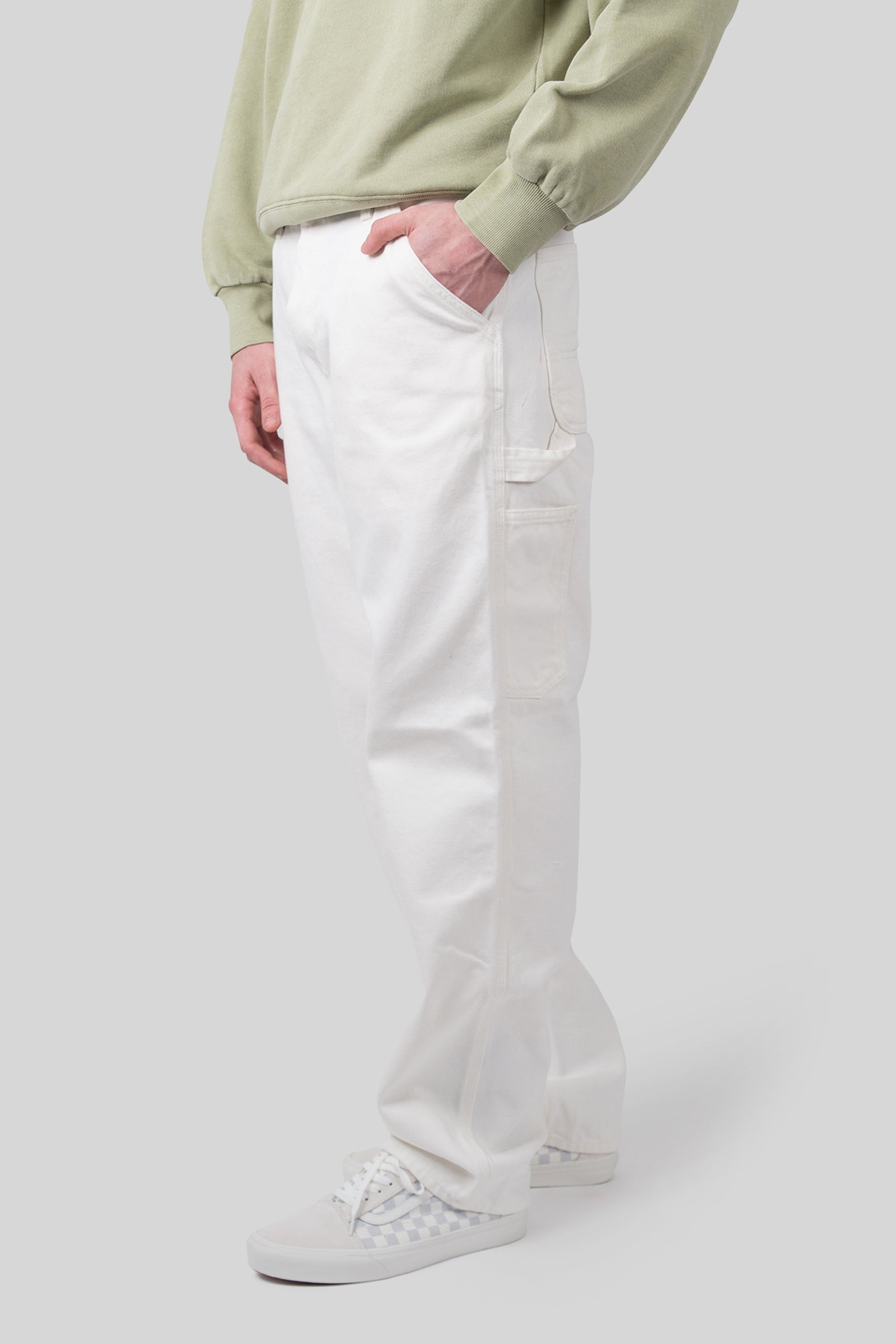 Carhartt WIP Carhartt Wip Single Knee Pant Bianco Uomo