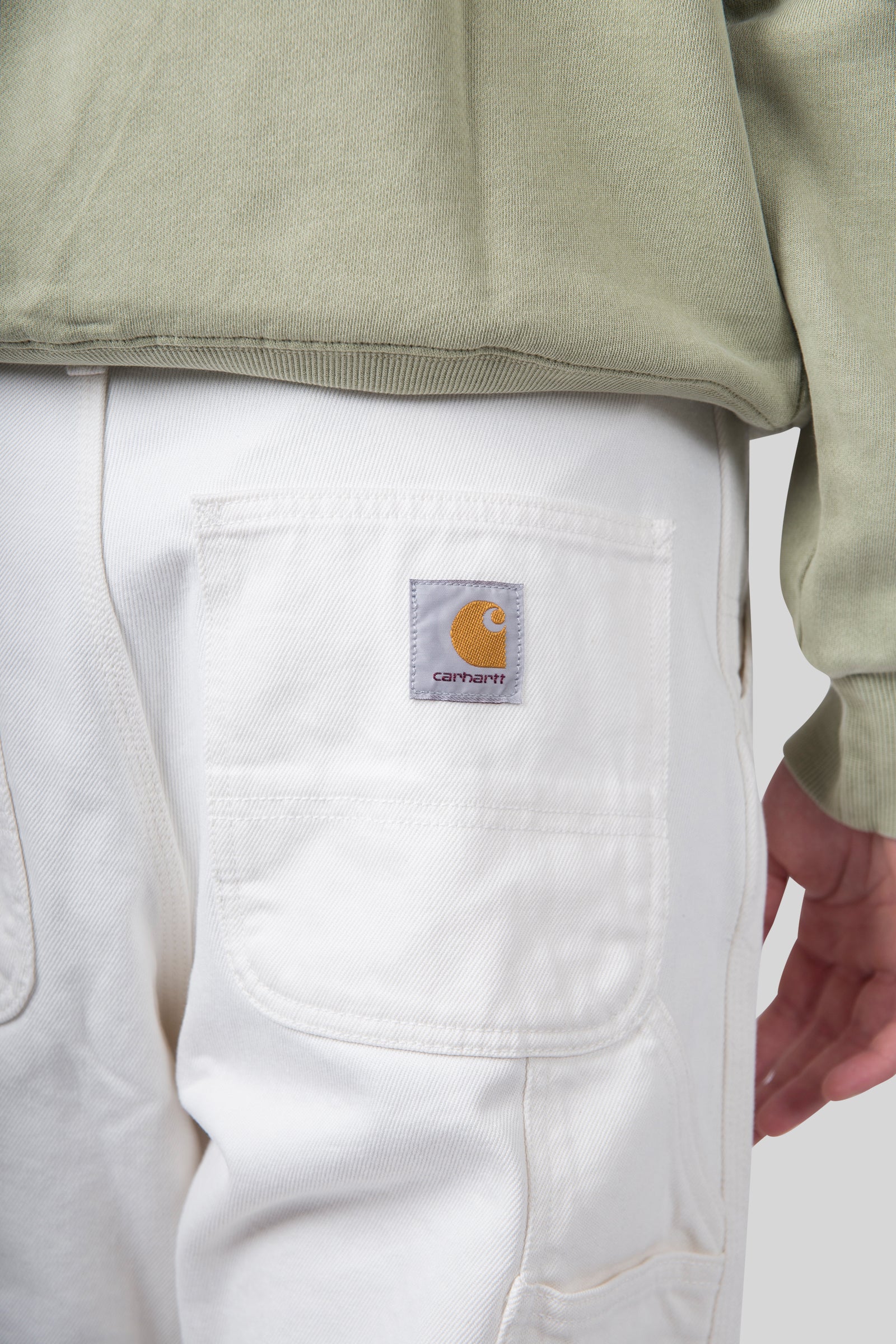 Carhartt WIP Carhartt Wip Single Knee Pant Bianco Uomo, view 2