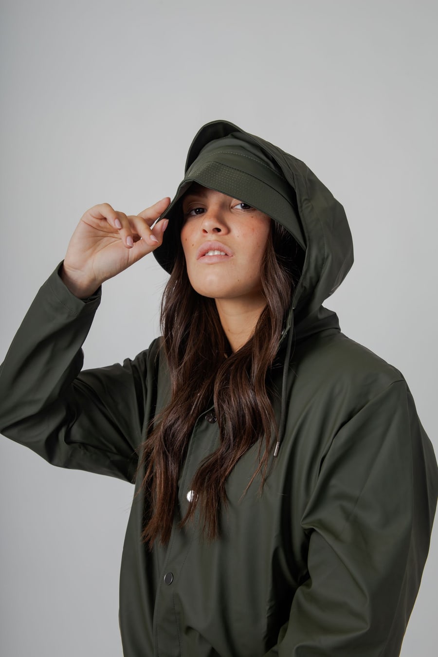 rains Rains Jacket Verde Donna, view 6