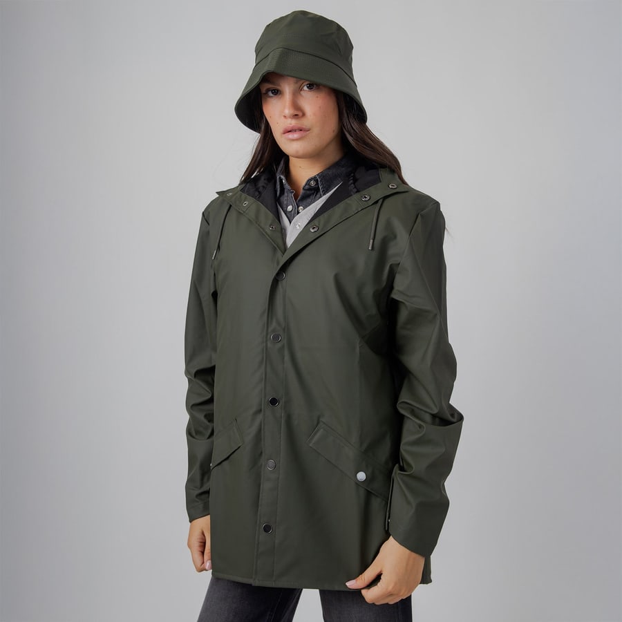 rains Rains Jacket Verde Donna, view 8